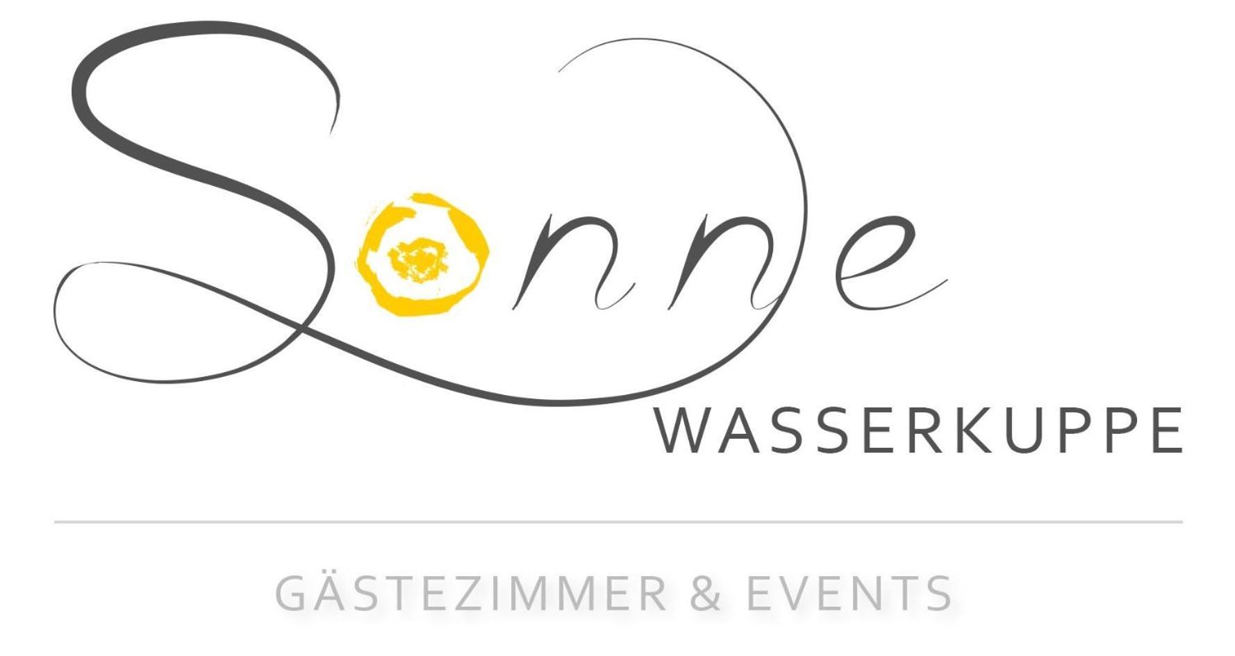 Pension zur Sonne 24/7 Poppenhausen Exterior foto