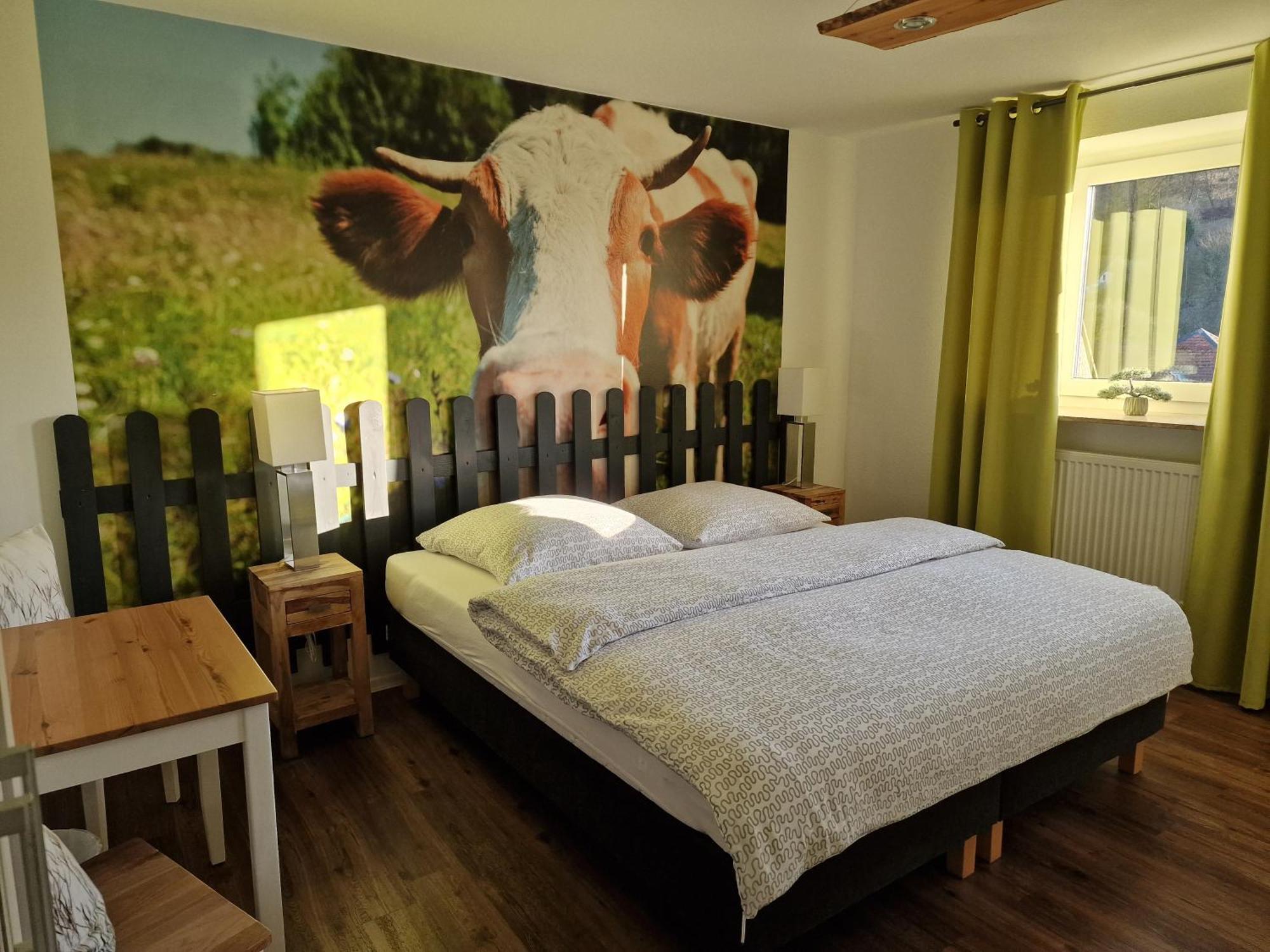 Pension zur Sonne 24/7 Poppenhausen Exterior foto