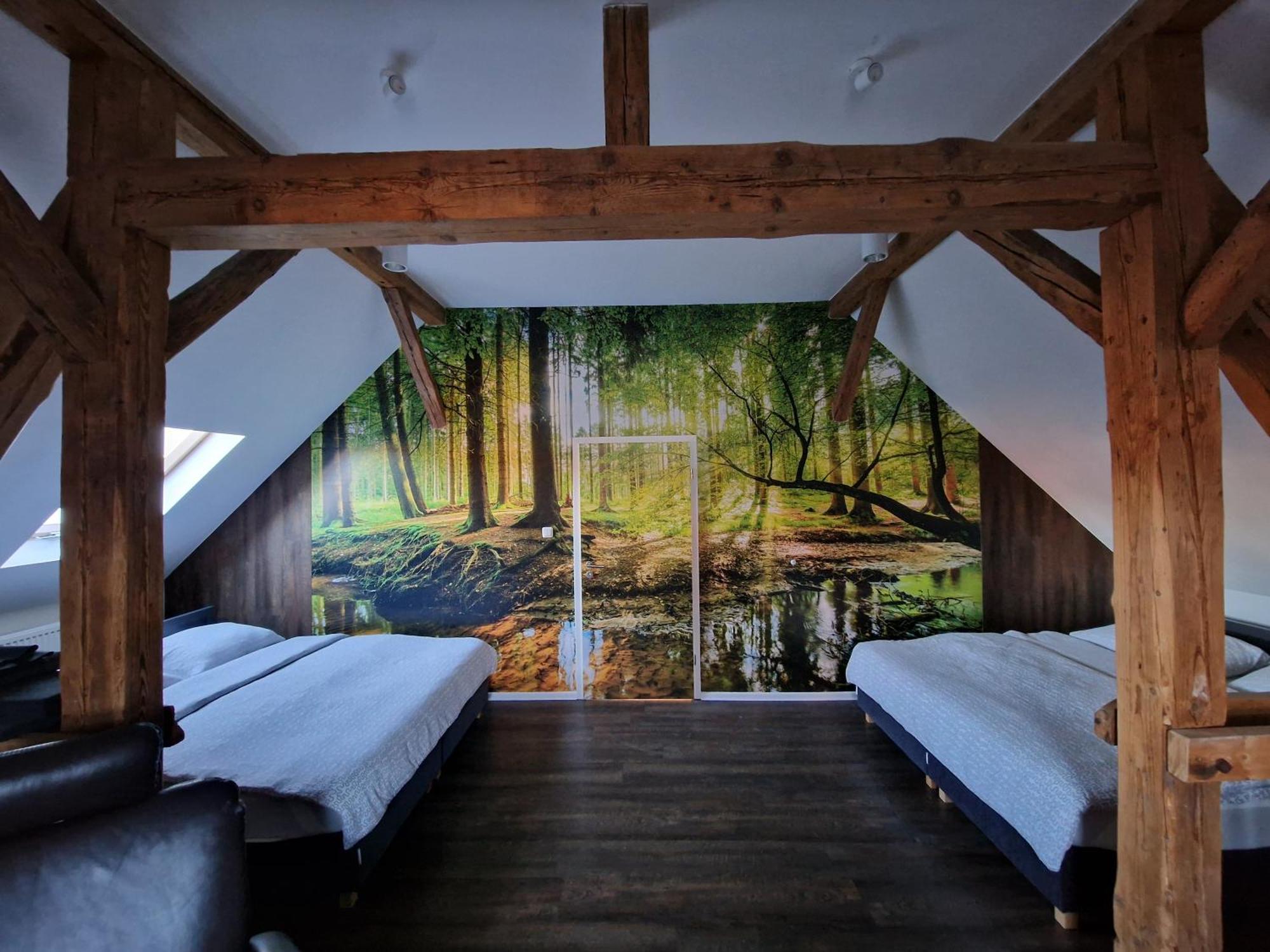 Pension zur Sonne 24/7 Poppenhausen Exterior foto