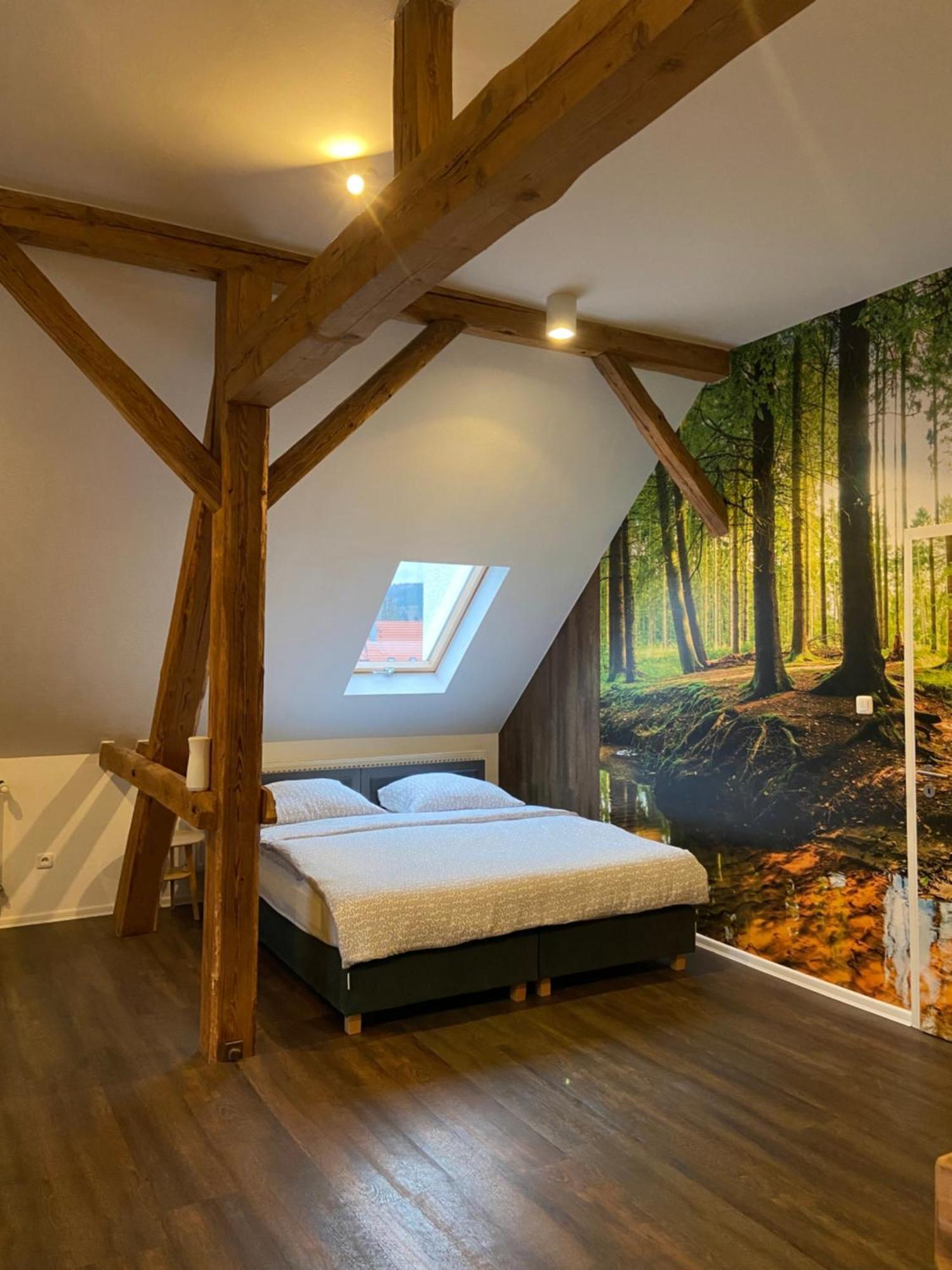 Pension zur Sonne 24/7 Poppenhausen Exterior foto